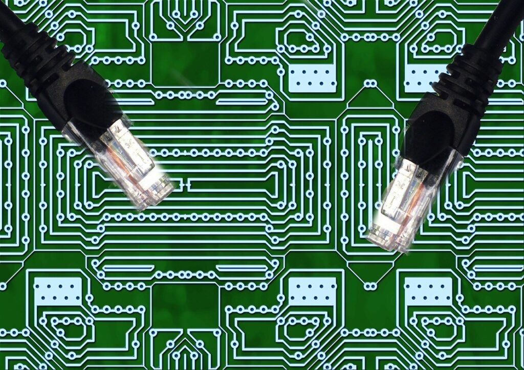 circuit board, plug, electronics, network, connect, network cable, internet, it